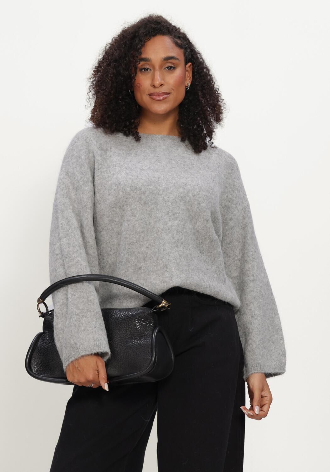 Grijze KNIT-TED Truien/vesten AMALIA PULLOVER - large