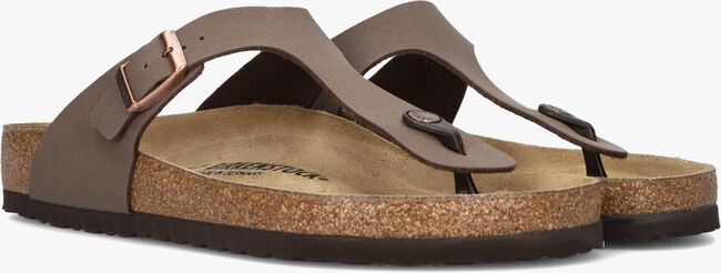 bruine birkenstock teenslippers gizeh heren