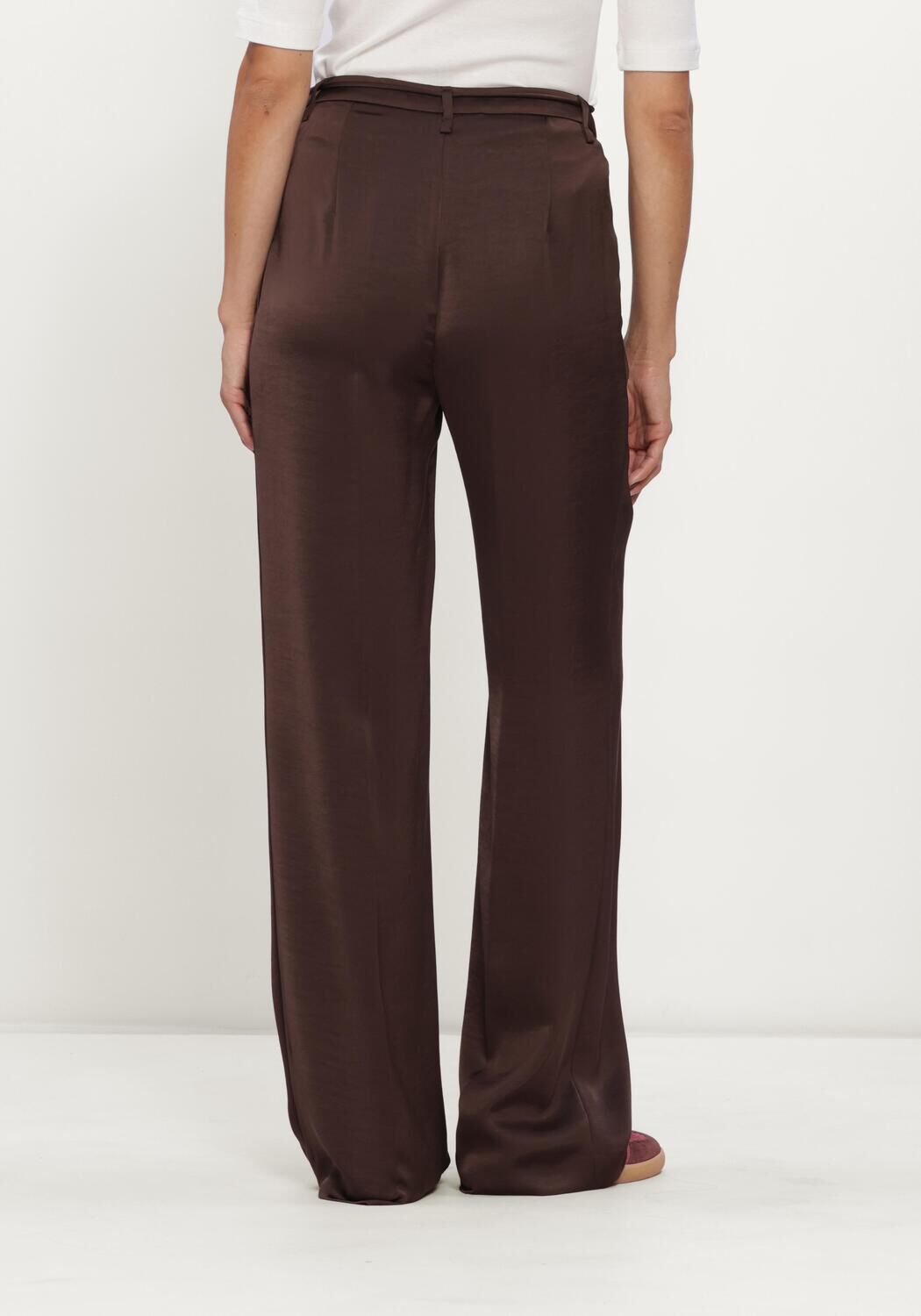 Bruine MARC CAIN COLLECTION Wijde broek PANTALON WARRI - large