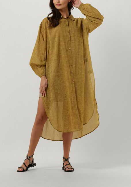 Groene MES DEMOISELLES Midi jurk SHIRT DIANE - large