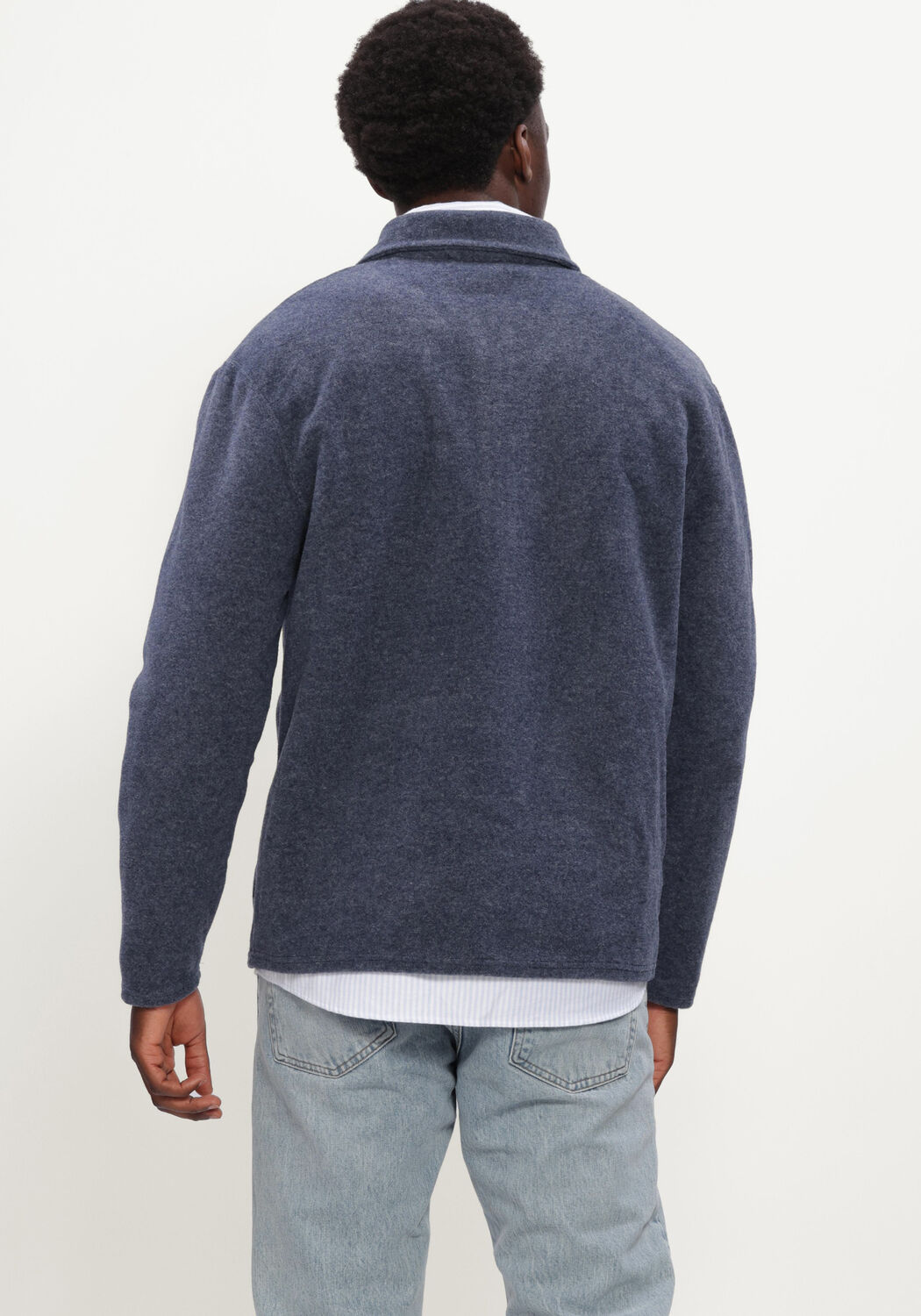 Donkerblauwe THE GOODPEOPLE Trui LEO - large