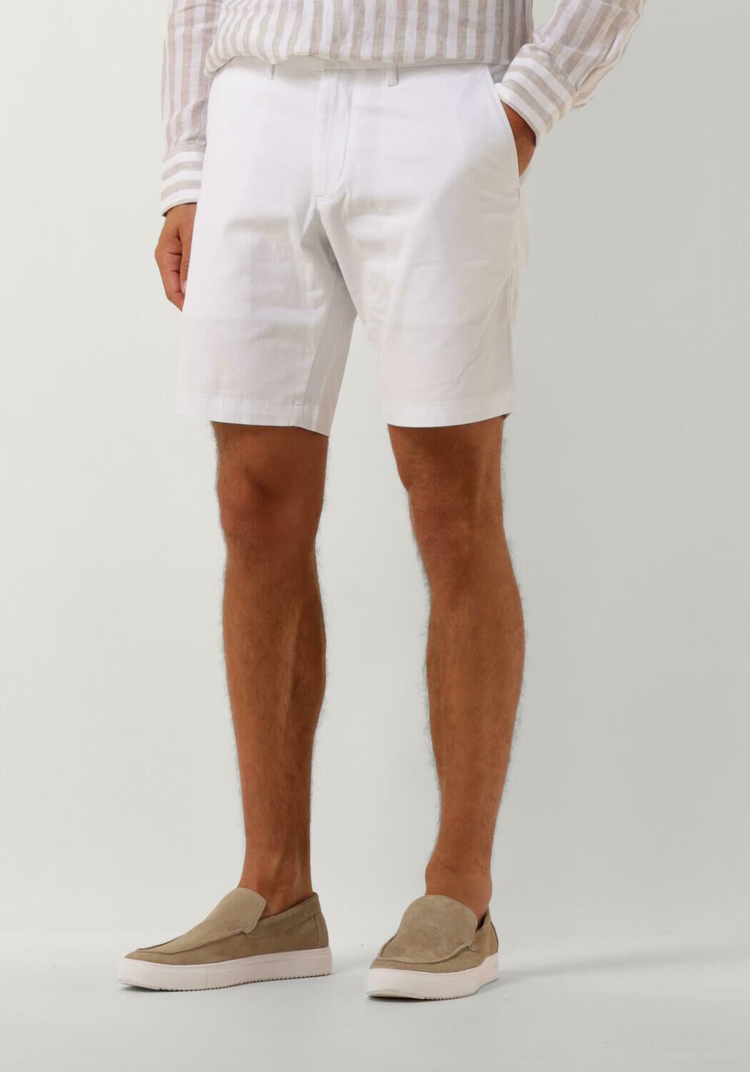 Witte TOMMY HILFIGER Korte broek BROOKLYN SHORT 1985 Assem