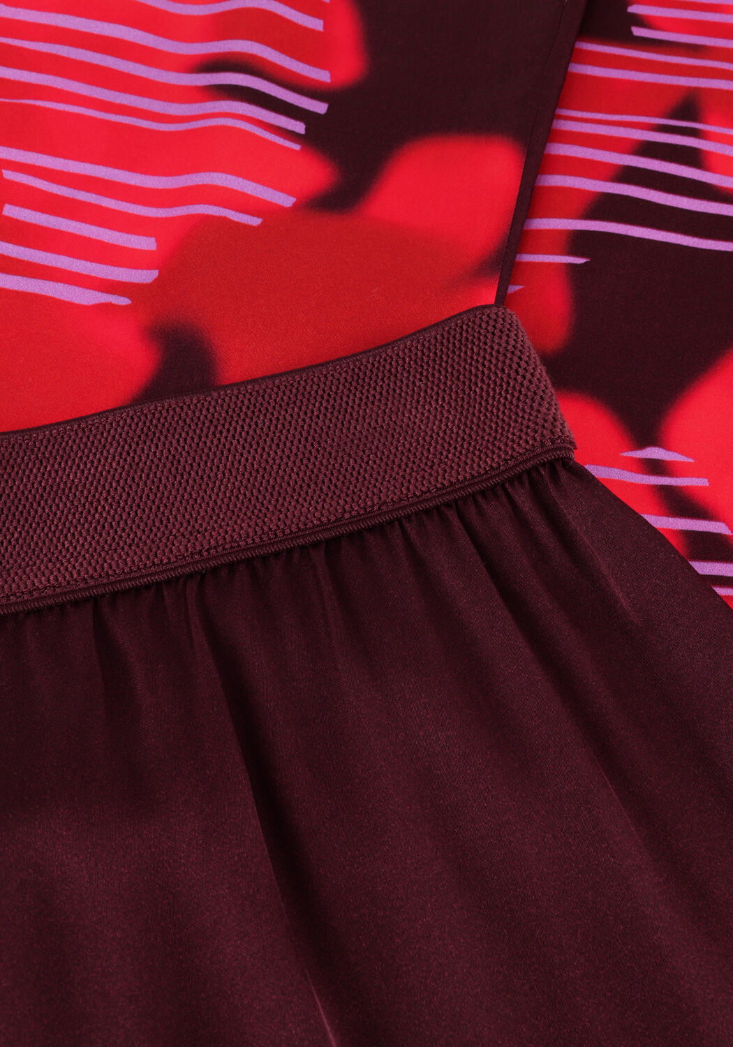 Rode CAROLINE BISS Wijde broek 4594 - large