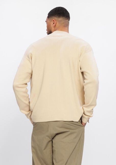 Beige CP COMPANY Vest COTTON SEA ISLAND ZIPPED LENS CARDIGAN - large