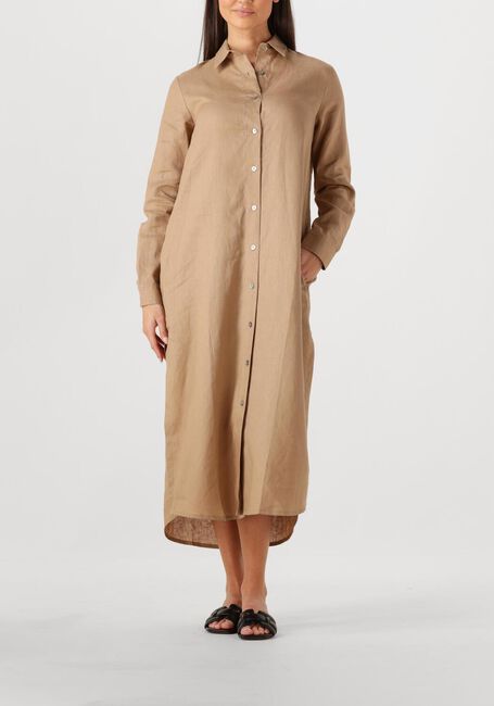 Beige RESORT FINEST Maxi jurk SHIRT DRESS - large
