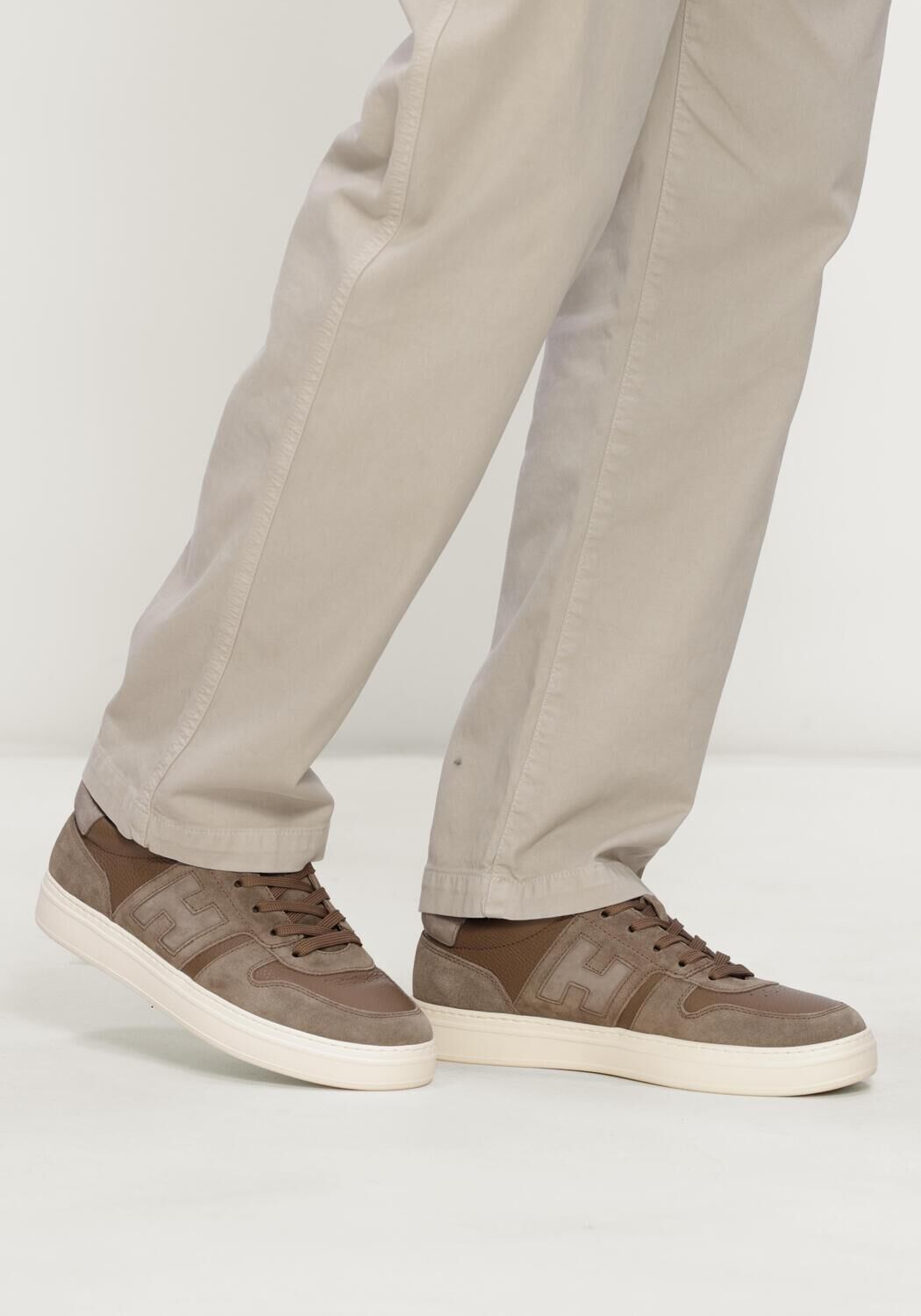 Bruine HOGAN Lage sneakers COOL ALLACCIATO H - large