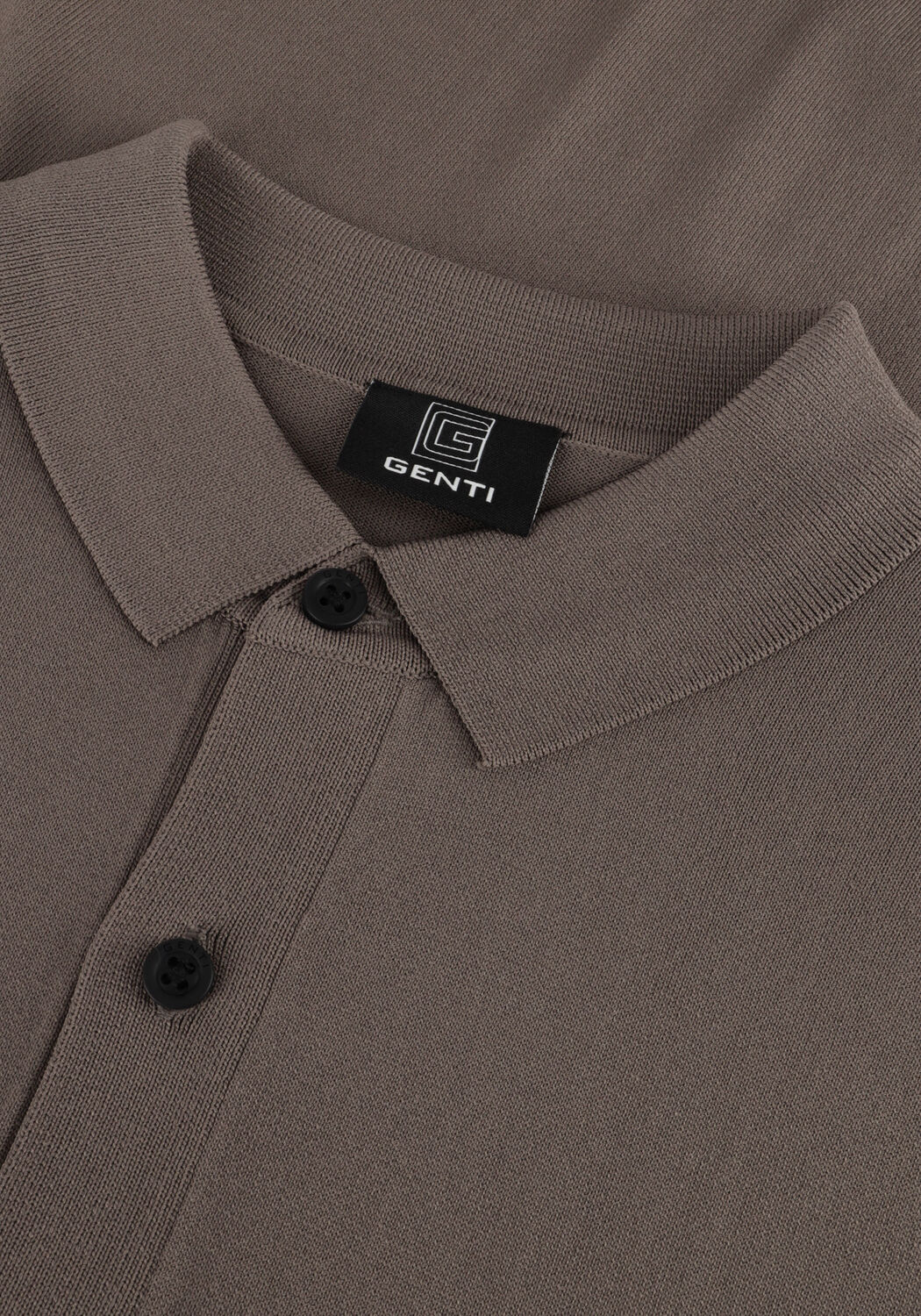 Grijze GENTI Polo POLO BUTTON SS K2046-1260 - large