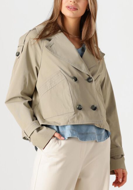Groene BEAUMONT Trenchcoats GRACY SHORT TRENCH - large