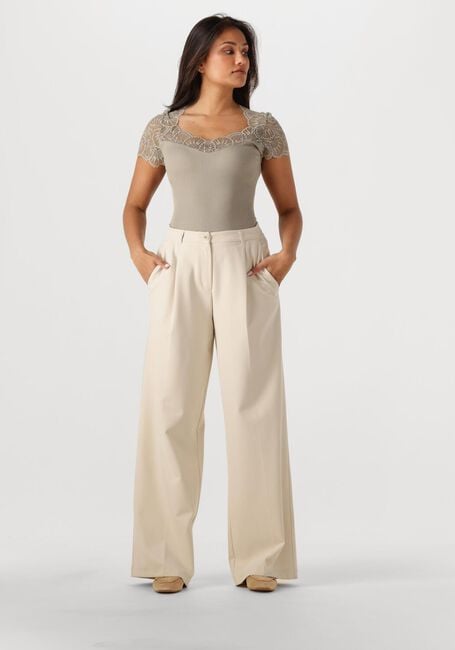 Groene ROSEMUNDE Top BEATHA CAPSLEEVE - large