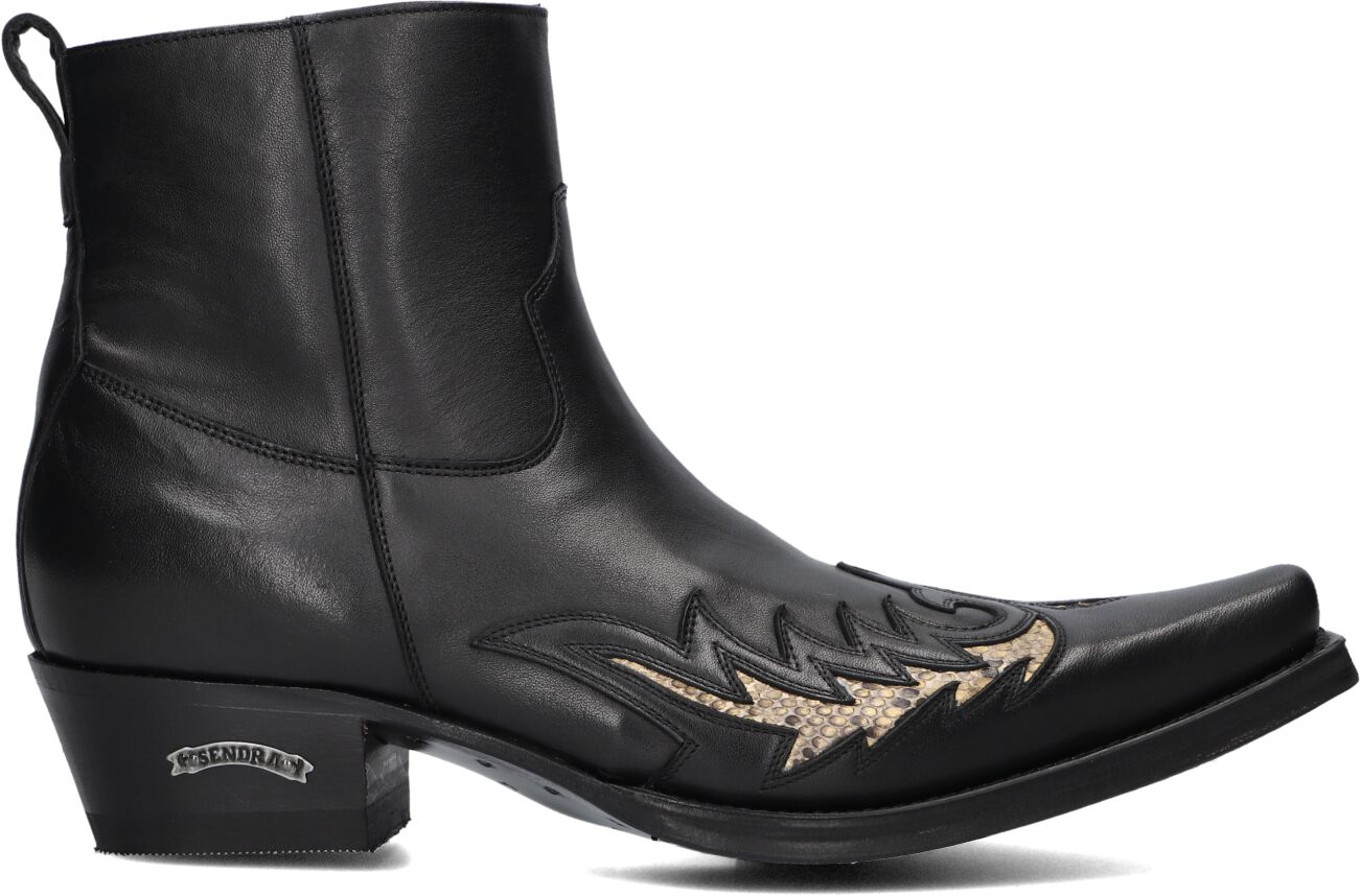 Sendra Cowboylaarzen Heren 12185p, Maat: 41, Materiaal: Leer, Kleur: Zwart