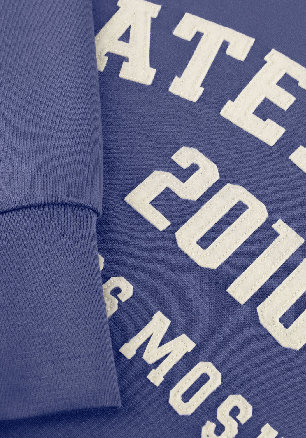 Donkerblauwe MOS MOSH Sweater MMNIMA O-LS  SWEATSHIRT - large