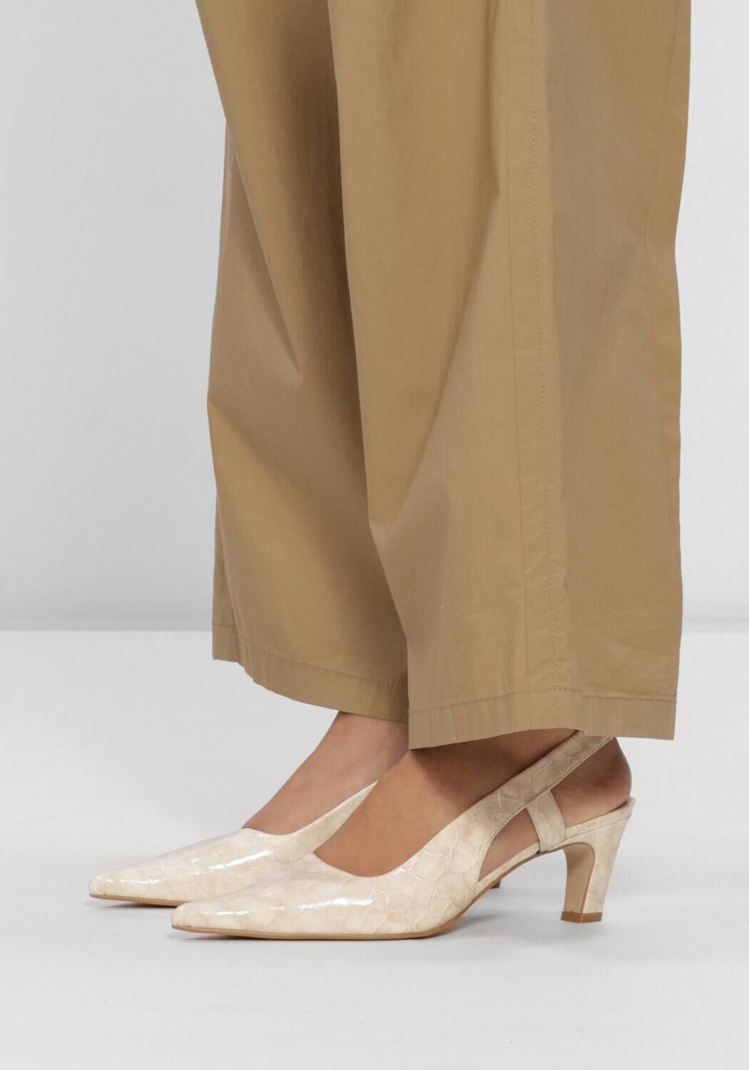 Beige ZINDA Slingbacks 3408 - large