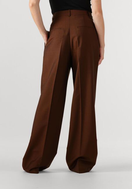 Bruine ROHE Pantalon DUAL TONE PIQUE TROUSERS - large