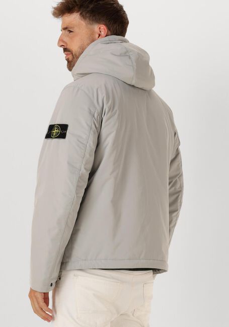 Lichtgrijze STONE ISLAND Gewatteerde jas JACKET - large