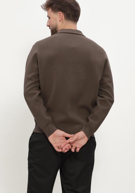 Donkergroene WAHTS Polo CRAWFORD COTTON MERINO - large