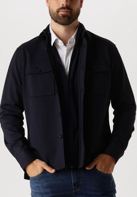 Donkerblauwe GENTI Overshirt S1283-1971 - large