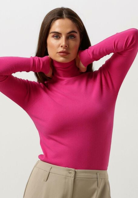 Roze SUMMUM Coltrui TURTLE NECK SWEATER BASIC KNIT - large
