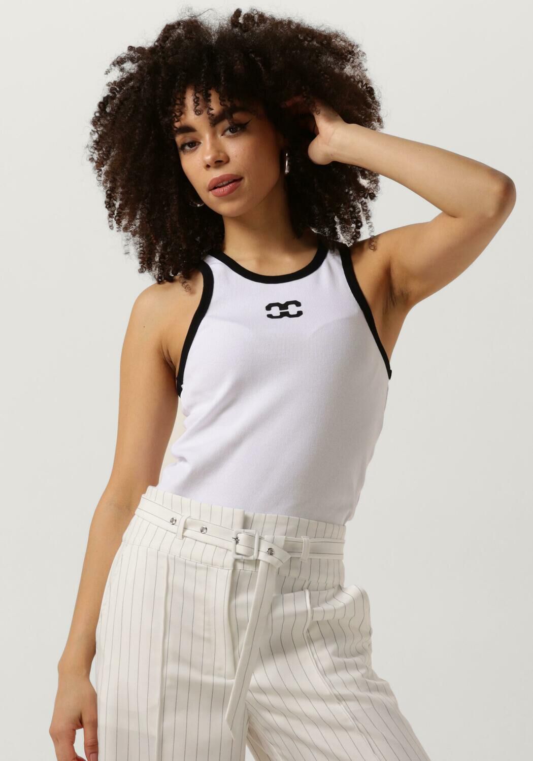 Co'Couture Top Dames Sahara Cc Tank Top, Maat: L, Kleur: Wit