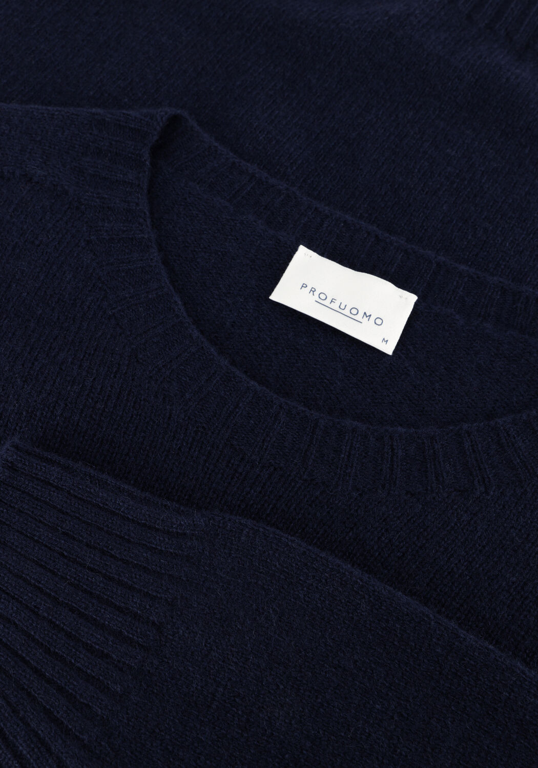 Donkerblauwe PROFUOMO Trui PULLOVER CREW NECK - large