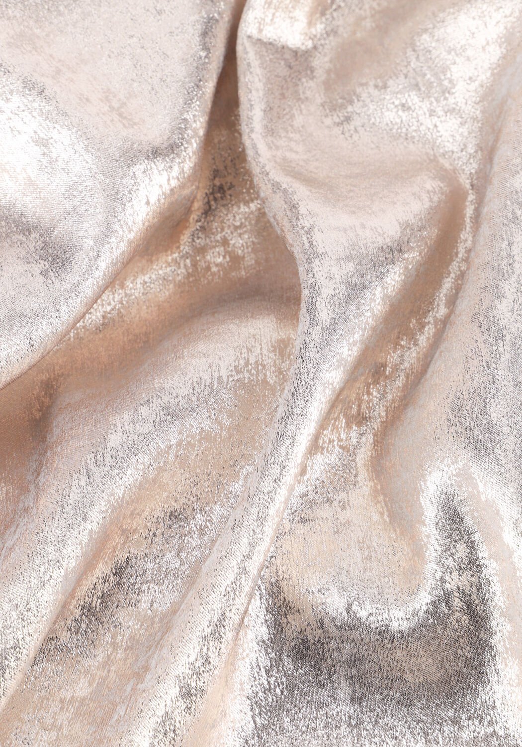 Gouden DANTE6 Blouses CATHIN METALLIC LONG SHIRT - large