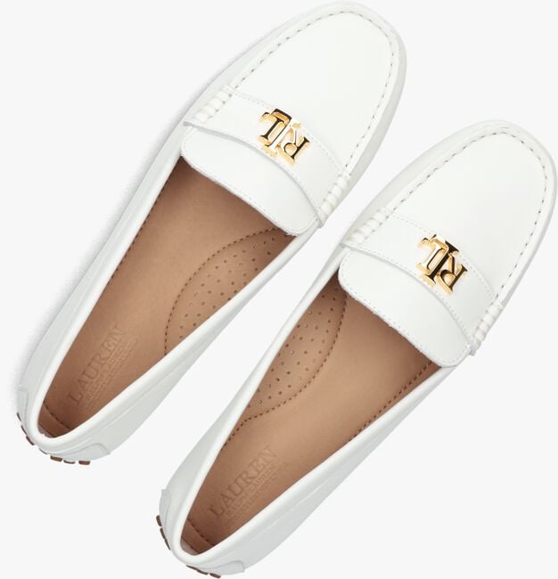 Witte LAUREN RALPH LAUREN Mocassins BARNSBURY FLATS Witte LAUREN RALPH LAUREN Mocassins BARNSBURY FLATS - large