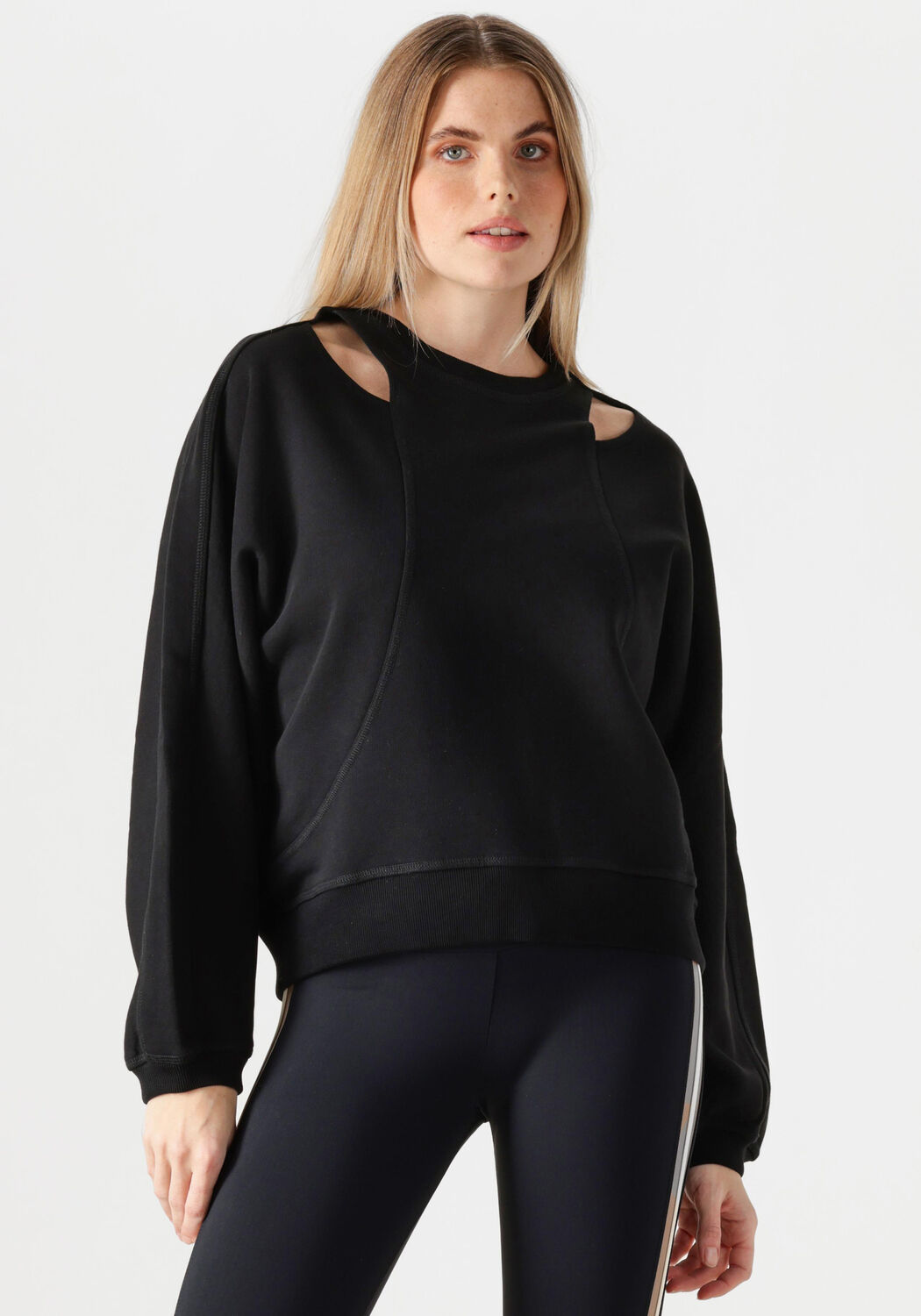 Deblon Sports Sweater Dames Amelie, Maat: L, Kleur: Zwart