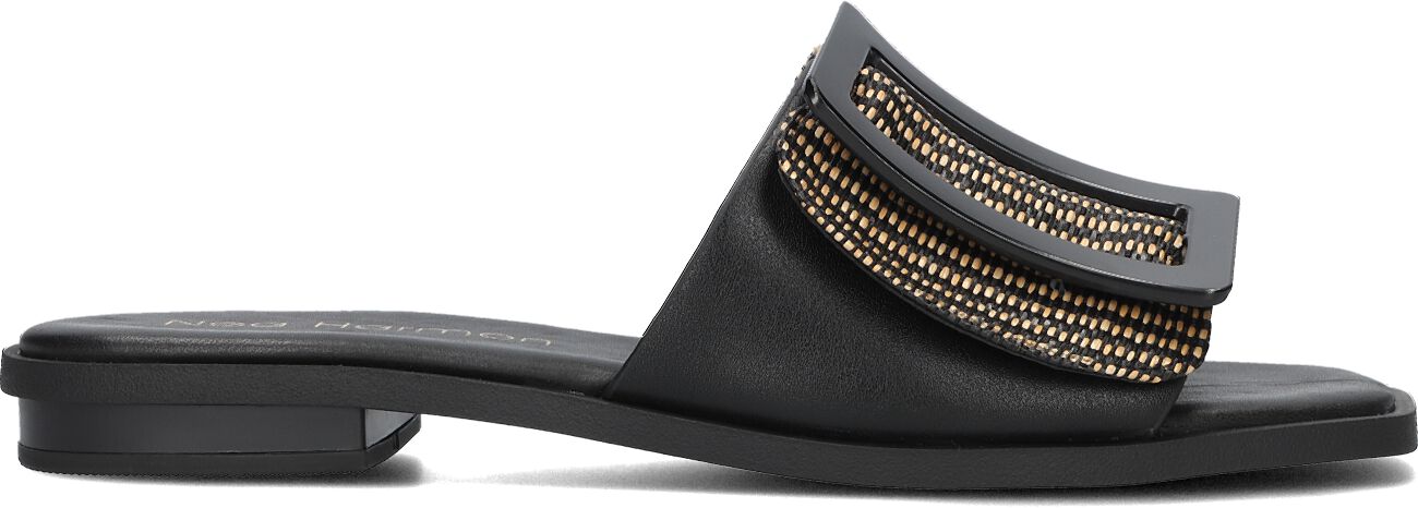 Noa Harmon Slippers
Dames 9252, Maat: 39, Materiaal: Leatherlook, Kleur: Zwart