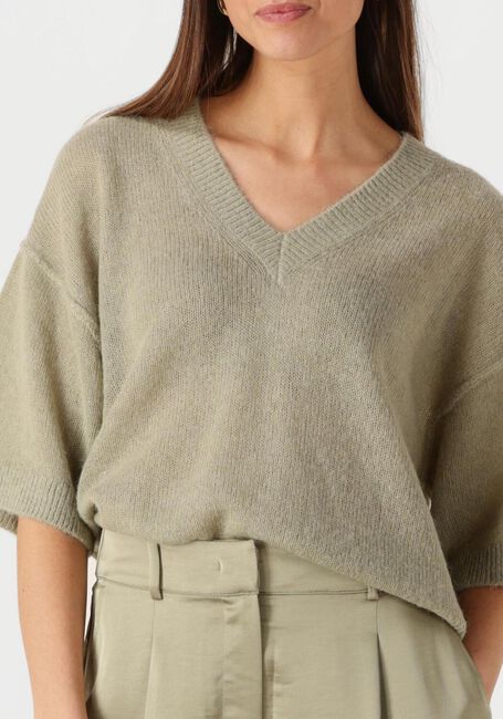 Groene DANTE6 Trui TALYA V-NECK SWEATER - large