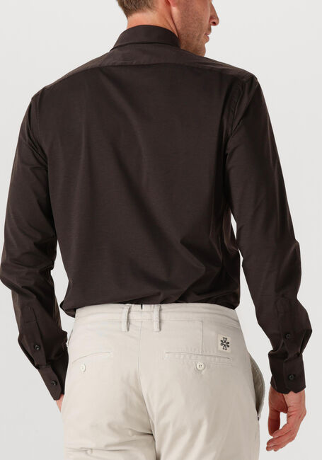 Bruine XACUS Klassiek overhemd ACTIVE SHIRT 520ML - large