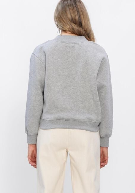 Grijze DANTE6 Sweater NOX CROPPED V-NECK SWEATER - large