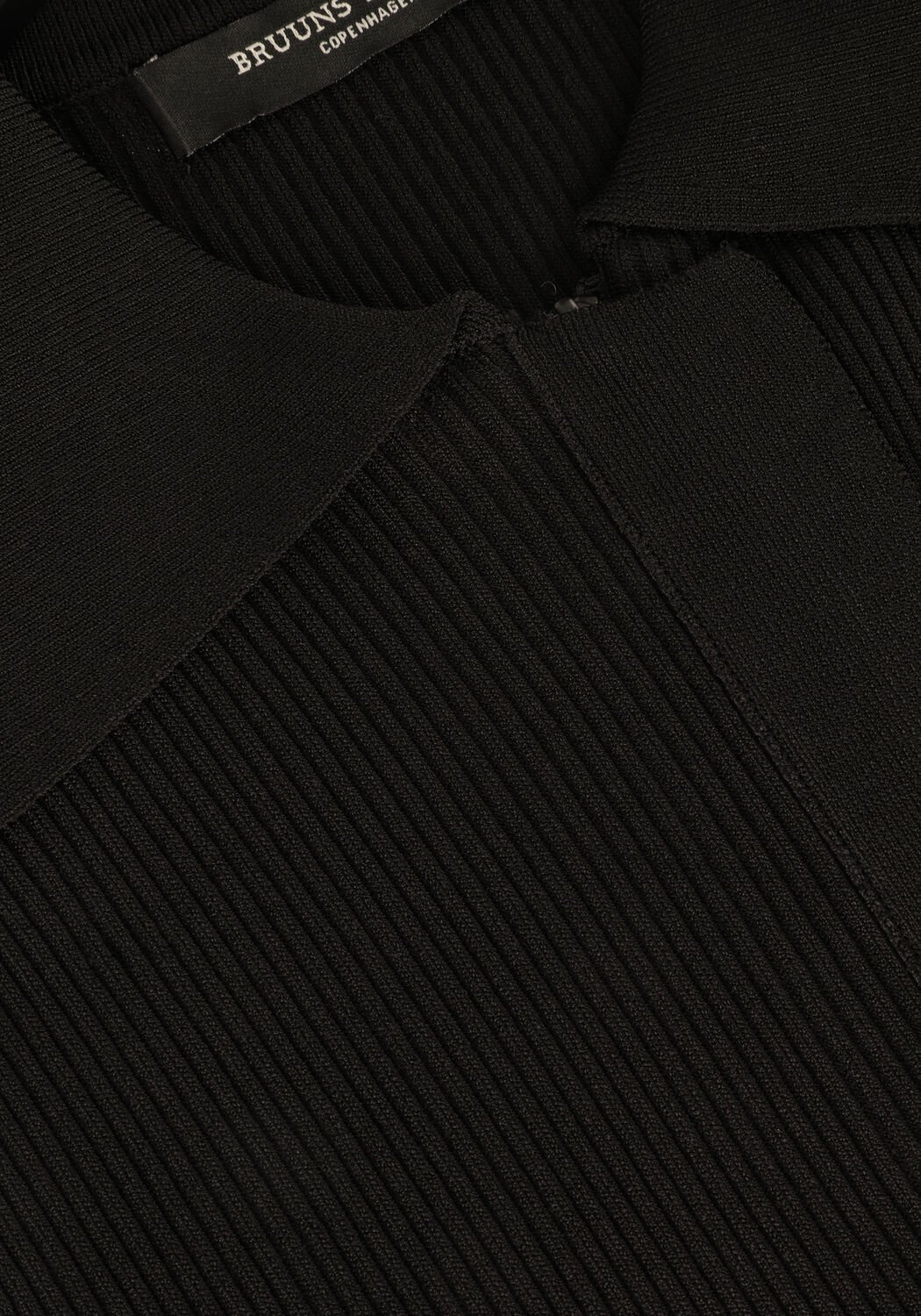 Zwarte BRUUNS BAZAAR Midi jurk CELOSIA JOHANNA KNIT DRESS - large