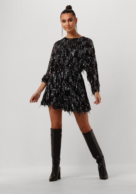 Zwarte IBANA Mini jurk FROSTY - large