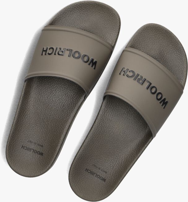 Groene WOOLRICH Badslippers SLIDE SANDAL Groene WOOLRICH Badslippers SLIDE SANDAL - large