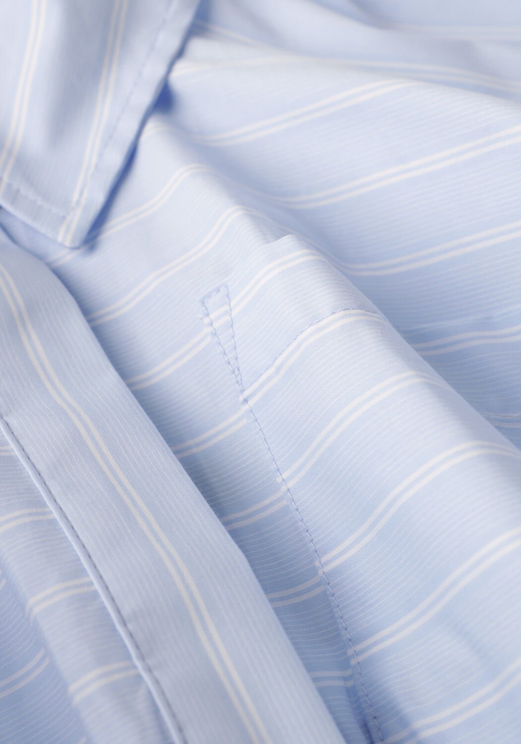 Blauwe HAUTE L'AMITI&Eacute; Blouses SOPHIE STRIPE SHIRT - large