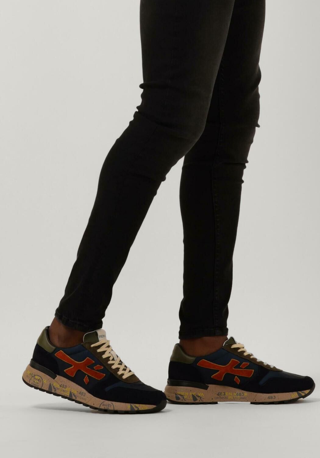 Blauwe PREMIATA Lage sneakers MICK - large