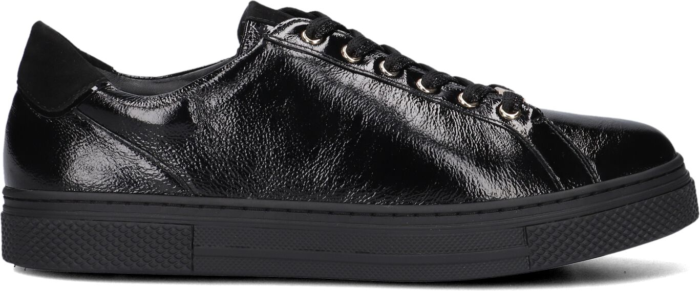 Hassia Lage Sneakers Dames 301135, Maat: 37, Materiaal: Leer, Kleur: Zwart