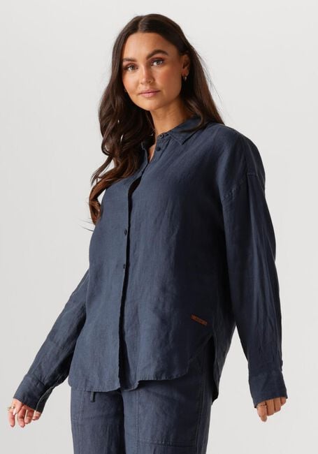 Donkerblauwe MOSCOW Blouses 94-05-BUTTO-1 - large