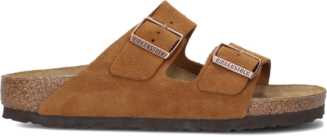 Birkenstock Slippers
Dames Arizona Dames, Maat: 38, Materiaal: Suède, Kleur: Cognac