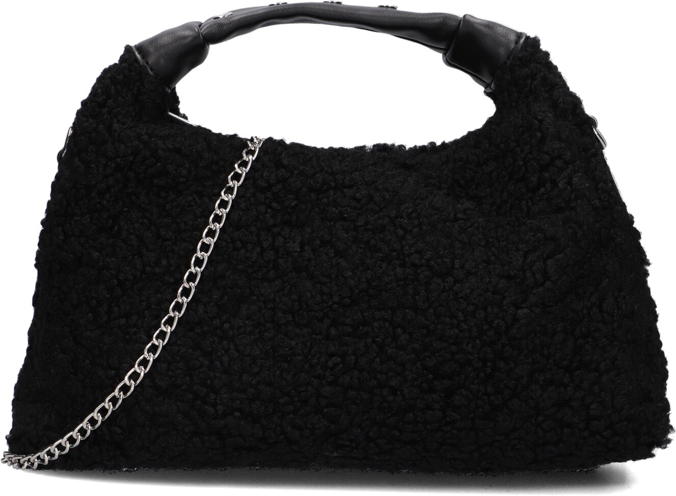 Núnoo Schoudertas
Dames Dandy Teddy, Materiaal: Katoen, Kleur: Zwart afbeelding 1