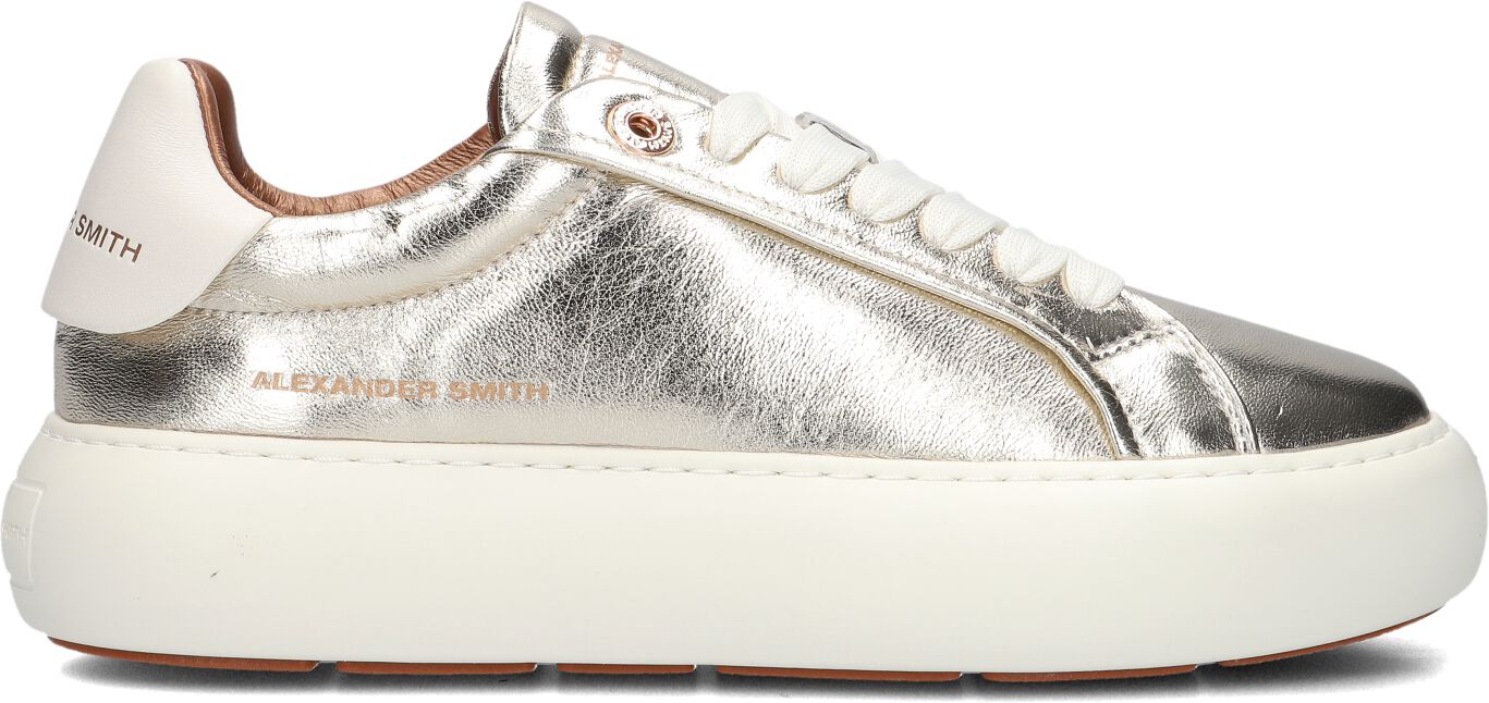 Alexander Smith Lage Sneakers Dames 3565, Maat: 36, Materiaal: Leer, Kleur: Goud