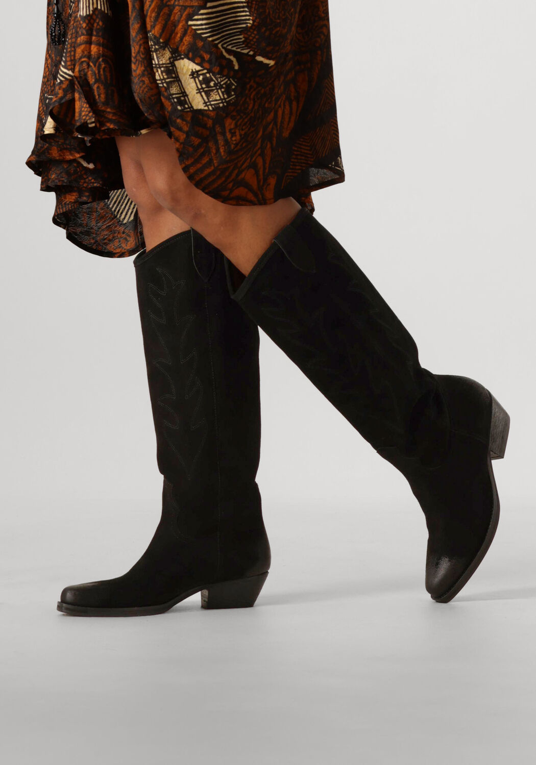 Zwarte BILLI BI Cowboylaarzen A7168 - large