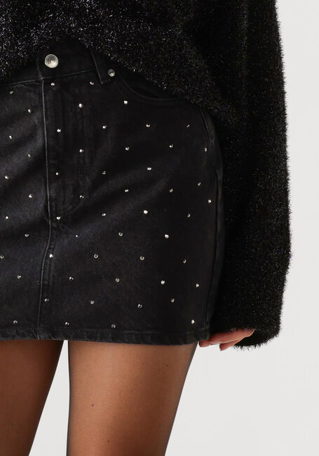 Zwarte SECOND FEMALE Minirok JAYDEN DENIM SKIRT - large