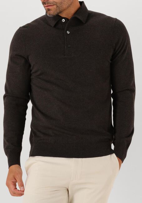 Bruine PROFUOMO Polo POLO ONEPIECE LS - large