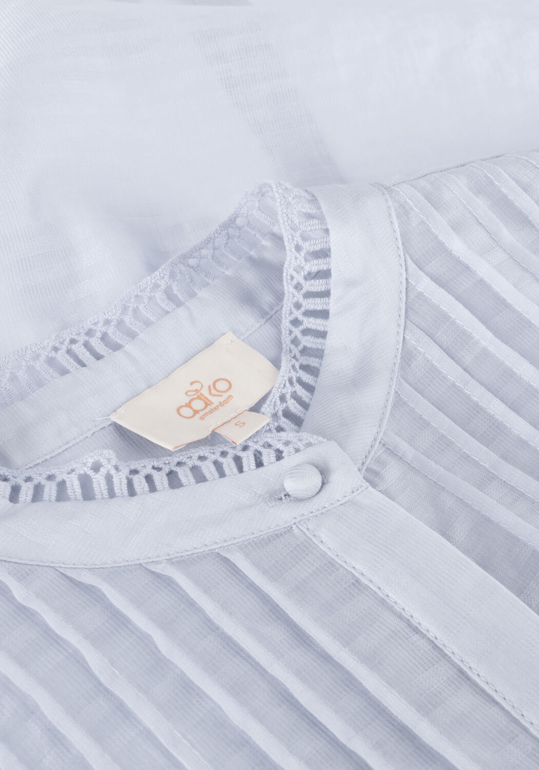 Blauwe AAIKO Blouses CARLITA TEN 614 - large