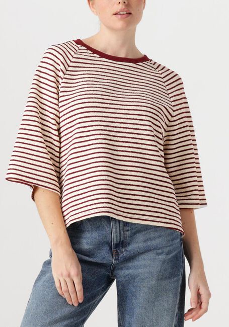Bordeaux CO'COUTURE T-shirt ERINCC STRIPE TEE - large