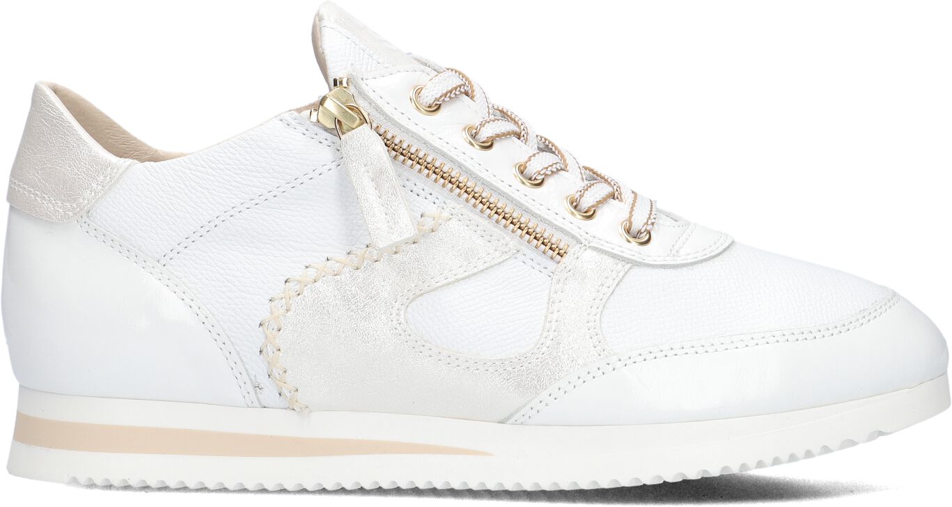 DL Sport Lage Sneakers Dames 6567, Maat: 36, Materiaal: Leer, Kleur: Wit