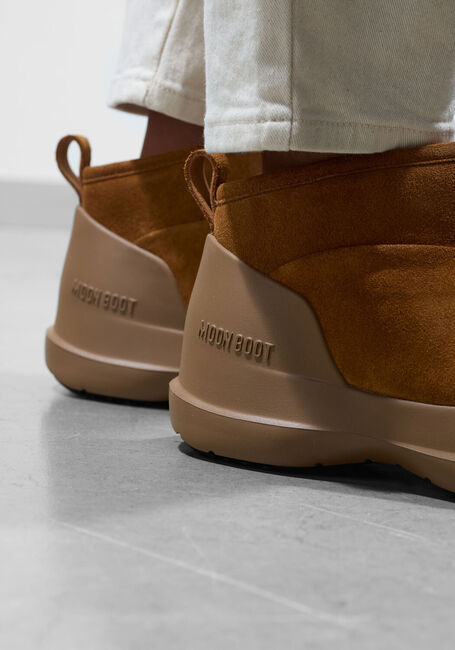 Cognac MOON BOOT Enkelboots MB LUNA LOW BOOT SUEDE Cognac MOON BOOT Enkelboots MB LUNA LOW BOOT SUEDE - large