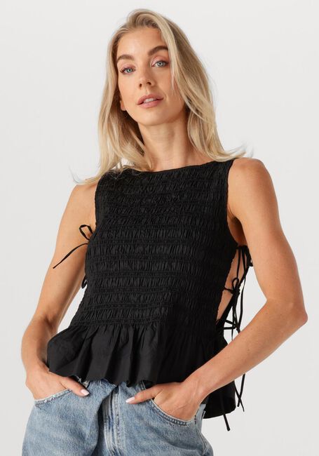 Zwarte GANNI Top W0565 - large