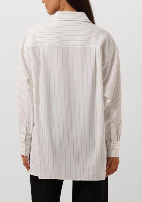 Witte DANTE6 Blouses KRIJTSTREEP OVERSIZED BLOUSE - large