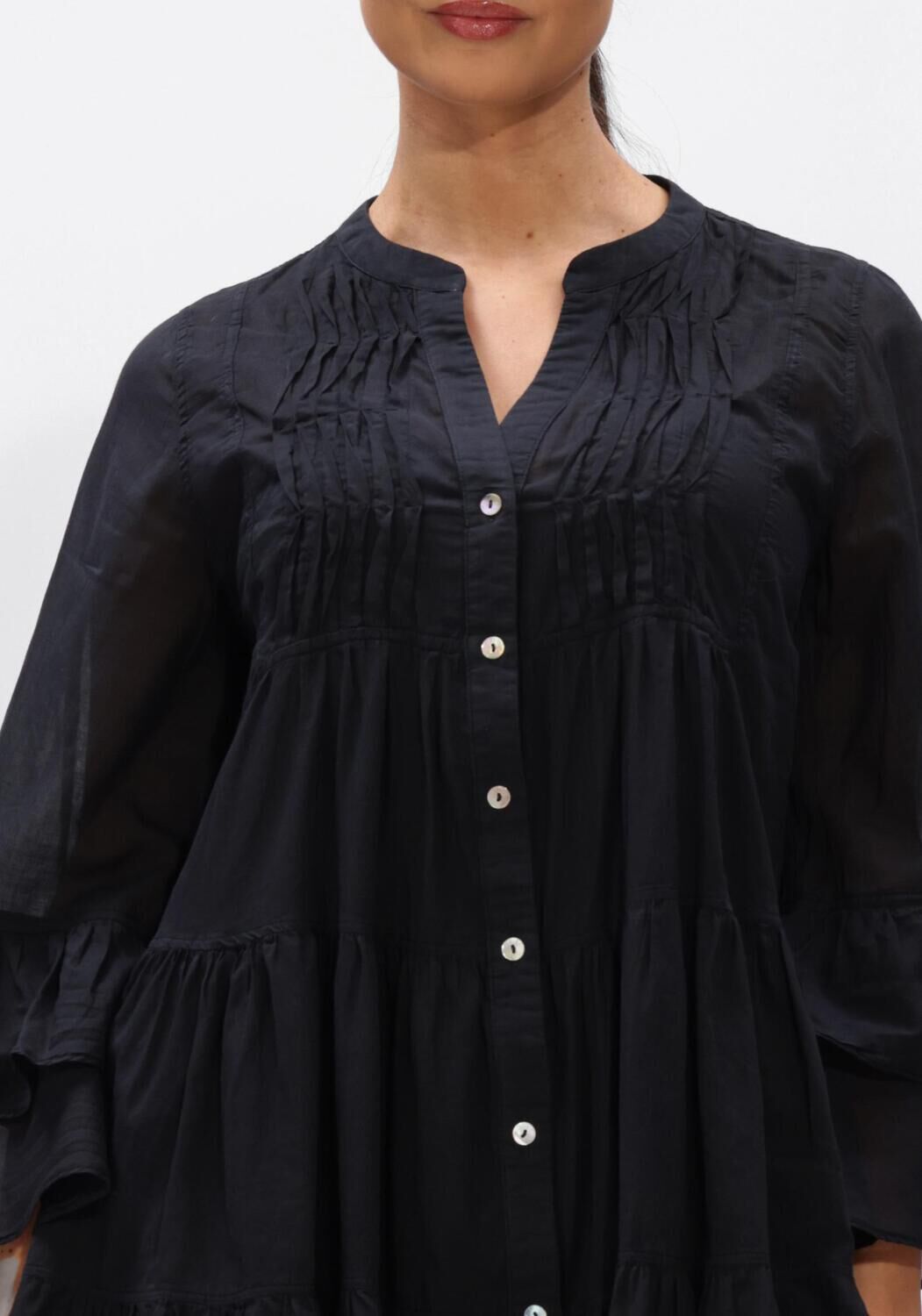 Zwarte DEVOTION Mini jurk CITRUS - large